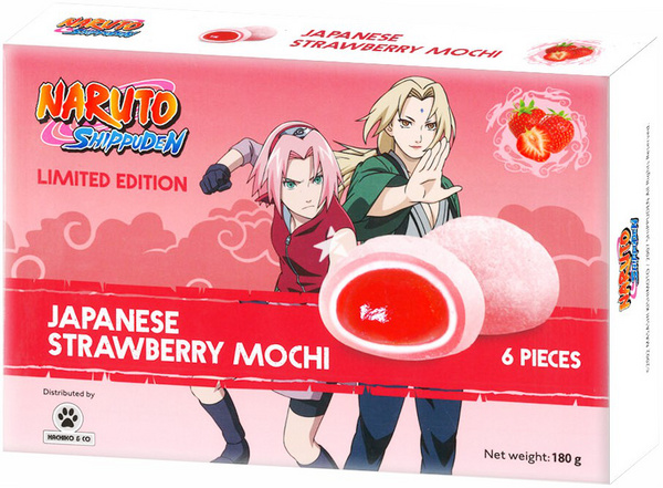 Japanische Mochi - Erdbeere von HACHIKO & CO - Limitierte Naruto Shippuden Edition