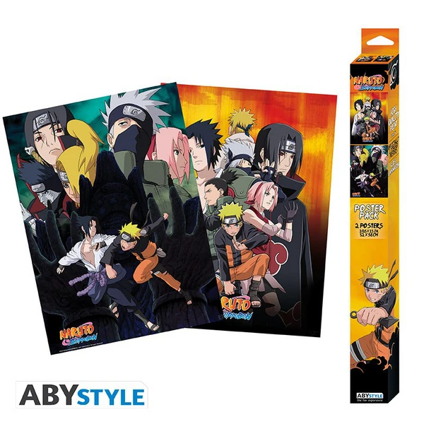NARUTO SHIPPUDEN - Poster Set - Ninjas - AbyStyle