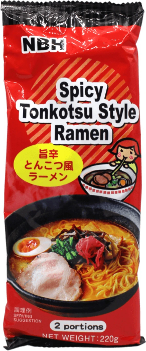 Japanischer Tonkotsu Style Ramen mit würziger Schärfe von NBH Japanischer Tonkotsu Style Ramen mit würziger Schärfe von NBH