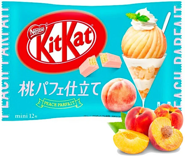 KitKat Mini Peach Parfait