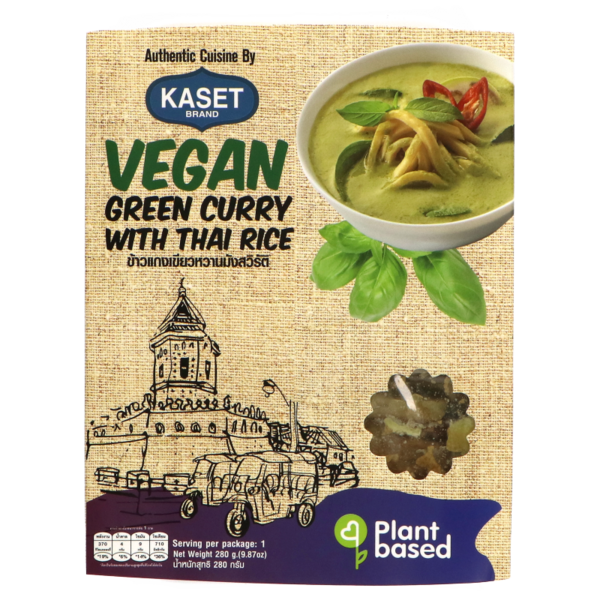Grüner Curry mit Thai Reis - Vegan von Kaset