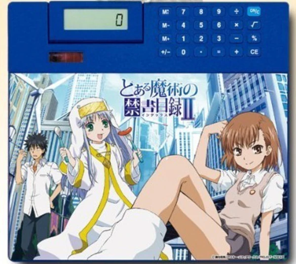 To Aru Majutsu no Index II Mauspad mit Taschenrechner