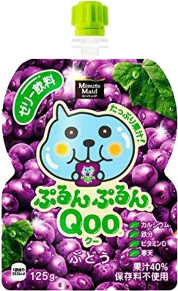 Japanischer Jelly Drink - Traube von QOO