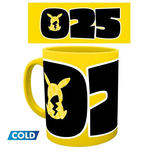 Pikachu - Pokemon - Hot & Cold - 320 ml Farbwechseltasse von ABYStyle