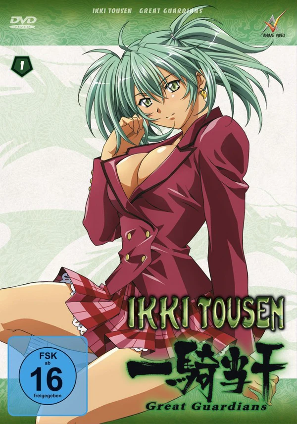 Ikki Tousen - Great Guardians - Vol.1 bis 4 - Komplett - DVD