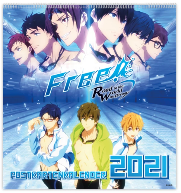 Free! Road to the World - the Dream - Postkartenkalender 2021