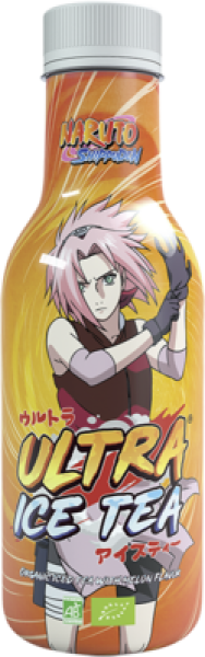 Bio Ice Tea - Schwarztee mit Melone - Limitierte Sakura Naruto Shippuden Version von ULTRA ICE TEA (Inklusive 25 Cent Pfand) [EINWEG]