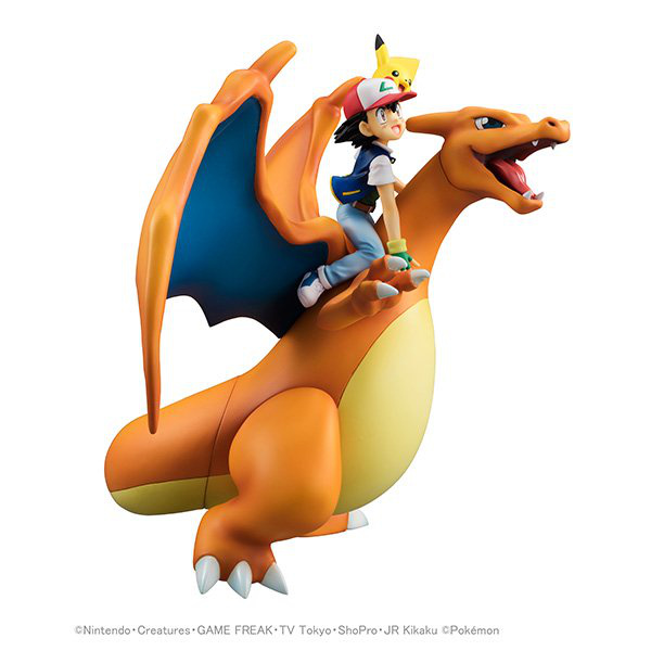 Ash Ketchum mit Pikachu und Glurak - Megahouse G.E.M. Series