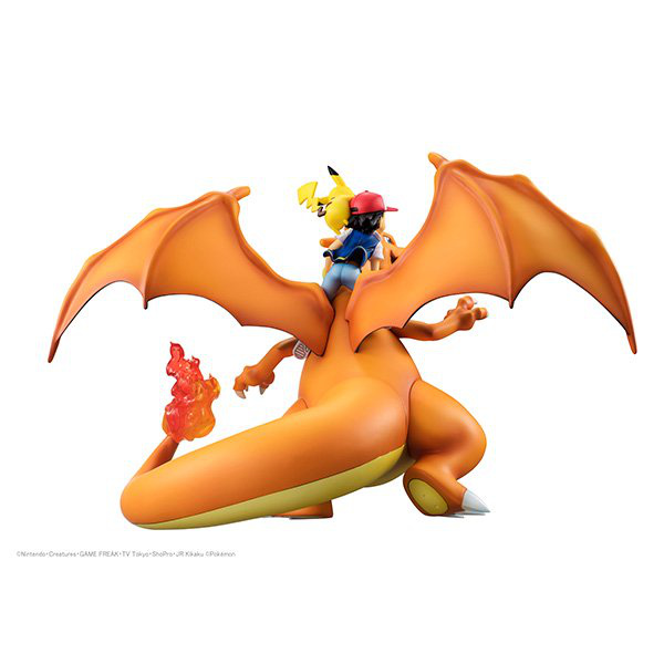 Ash Ketchum mit Pikachu und Glurak - Megahouse G.E.M. Series