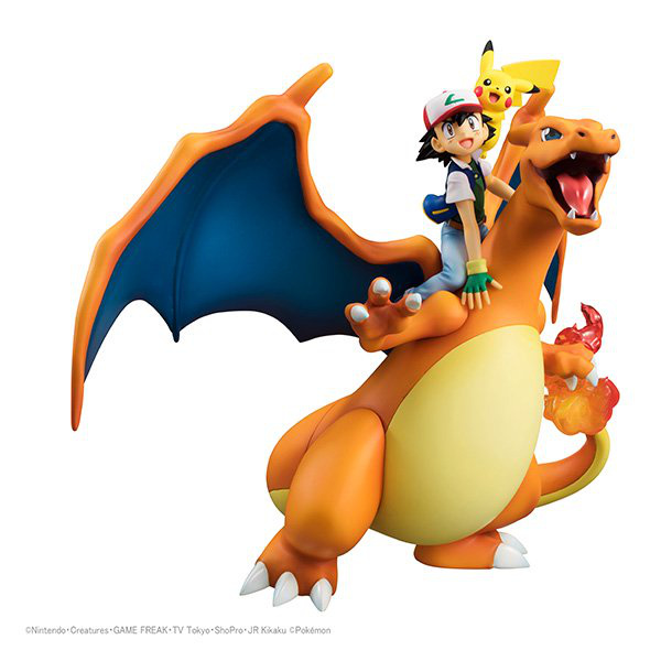 Ash Ketchum mit Pikachu und Glurak - Megahouse G.E.M. Series
