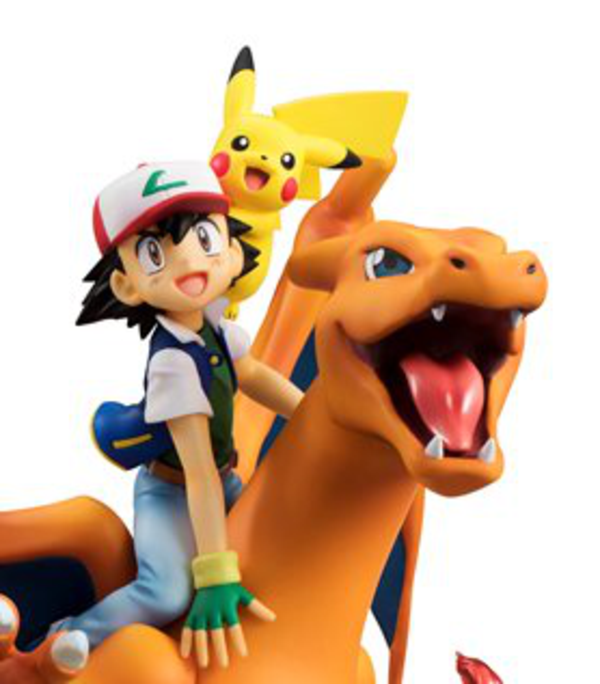 Ash Ketchum mit Pikachu und Glurak - Megahouse G.E.M. Series