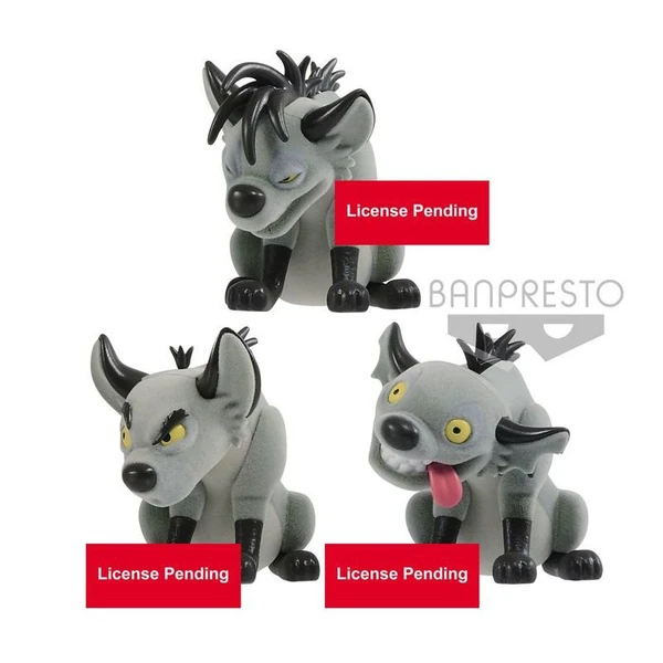Banzai, Shenzi & Ed - König der Löwen - Disney - Fluffy Puffy 3er-Pack 