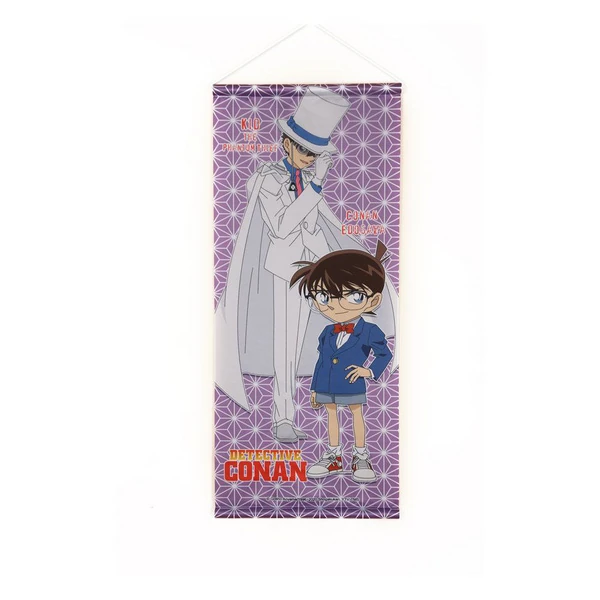 Conan & Kaito Kid - Detektiv Conan Wallscroll - Sakami (28 x 68 cm)