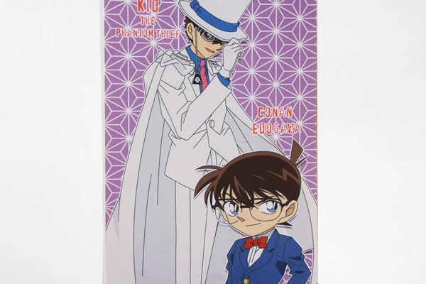 Conan & Kaito Kid - Detektiv Conan Wallscroll - Sakami (28 x 68 cm)
