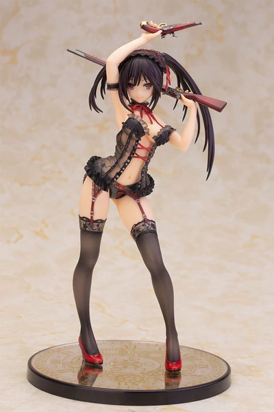 Kurumi Tokisaki - Date A Live - Statue 1/7 - Lingerie Ver. Black - Alphamax