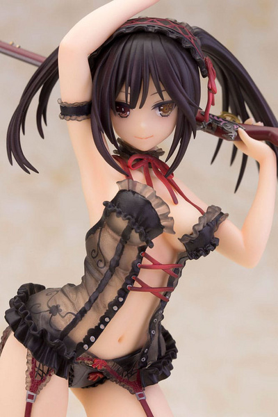 Kurumi Tokisaki - Date A Live - Statue 1/7 - Lingerie Ver. Black - Alphamax