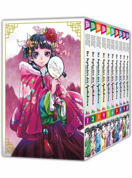 Die Tagebücher der Apothekerin: Geheimnisse am Kaiserhof - Manga Cult - Band 1 - 10 mit Schuber