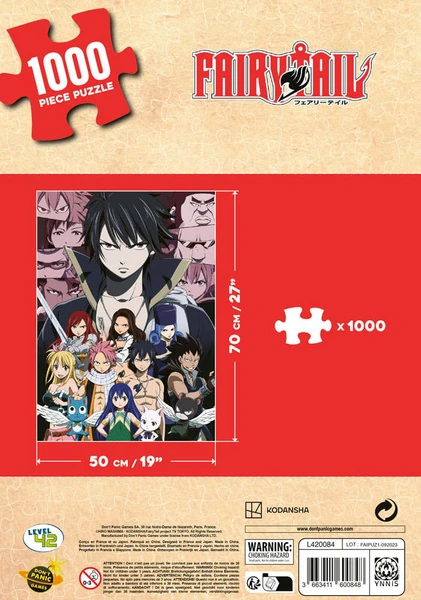 Fairy Tail - Puzzle The Guild (1000 Teile) - Level 42