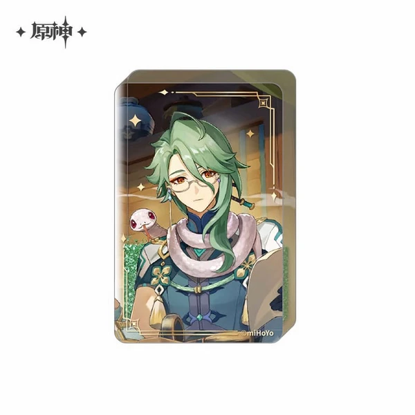 Genshin Impact Acryl Ornament mit Glitzer: Baizhu 8, - MiHoYo
