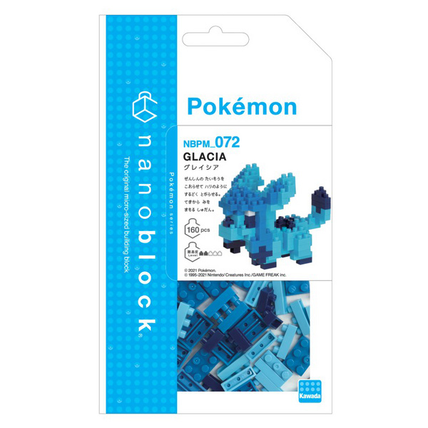 Glaziola Glaceon Givrali - Pokémon // Mini series NANOBLOCK - NBPM-072