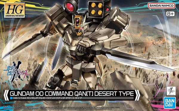Gundam 00 Command Qan (Desert Type) - Gundam Build Series - HG 1/144 Model Kit - Bandai Spirits