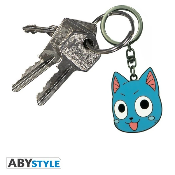 Happy´s head - Schlüsselanhänger PVC - Fairy Tail - AbyStyle