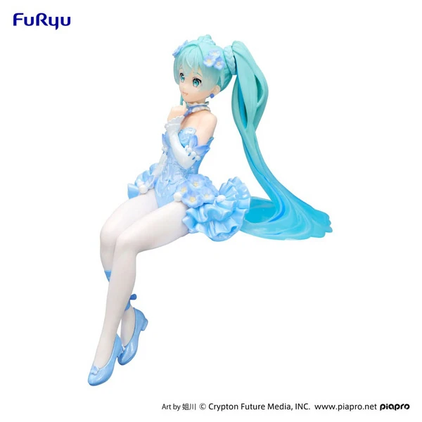 Hatsune Miku - Noodle Stopper - Flower Fairy Nemophila Pail Blue Color Ver. - Furyu