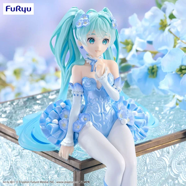 Hatsune Miku - Noodle Stopper - Flower Fairy Nemophila Pail Blue Color Ver. - Furyu