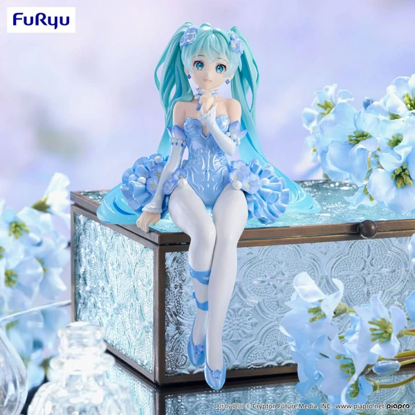Hatsune Miku - Noodle Stopper - Flower Fairy Nemophila Pail Blue Color Ver. - Furyu