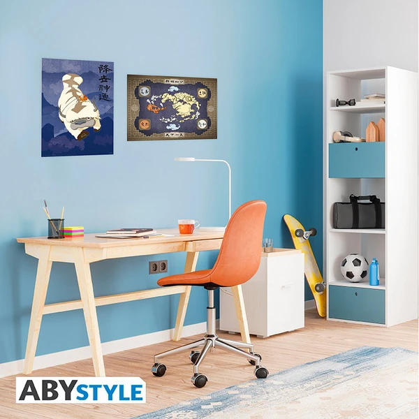 Appa & Map - Avatar - Poster Set - 52 x 38 cm - AbyStyle