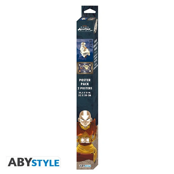 Appa & Map - Avatar - Poster Set - 52 x 38 cm - AbyStyle