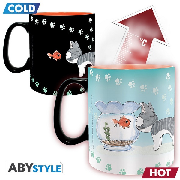 Kleine Katze Chi Tasse (460 ml) - Chi & Fish - ABYStyle 