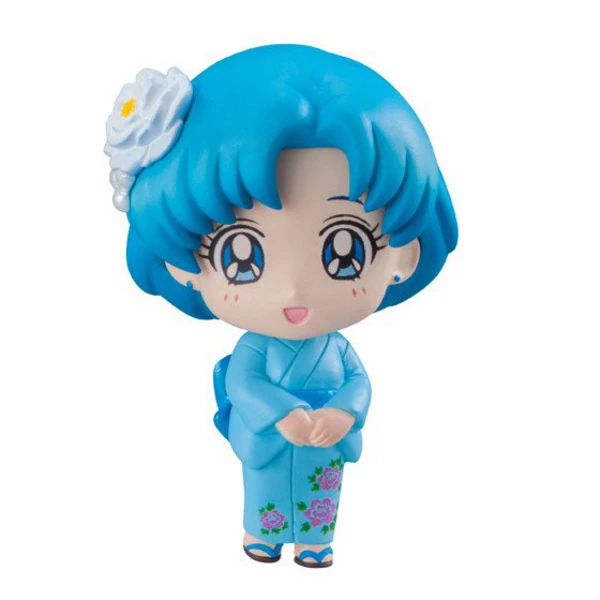 Komplettset - Sailor Moon Petit Chara Land - Yukata Special, Let's Go to the Festival (6 Figuren)