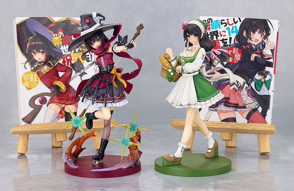 Konosuba God's blessing on this wonderful world! PVC Statue Yunyun: Light Novel 10th Anniversary Ver. - Kadokawa