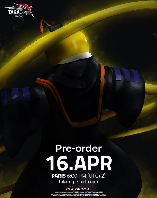 Koro-sensei - Ansatsu Kyoushitsu /Assasination Classroom - Taka Corp Studio