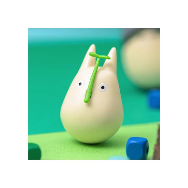 Kleiner Totoro mit Blatt - Mein Nachbar Totoro - Figur mit rundem Boden - Semic