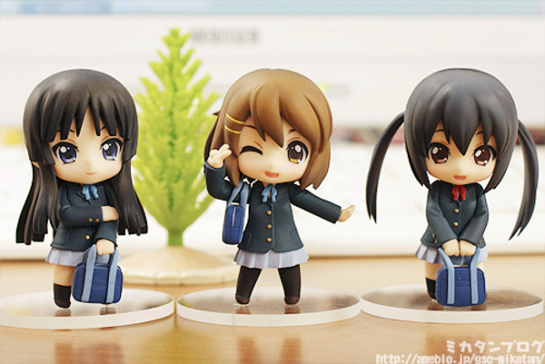 K-ON! - Nakano Azusa - Akiyama Mio - Hirasawa Yui - Nendoroid Petit K-ON! Set TBSishop & Lawson Exclusive Ver.