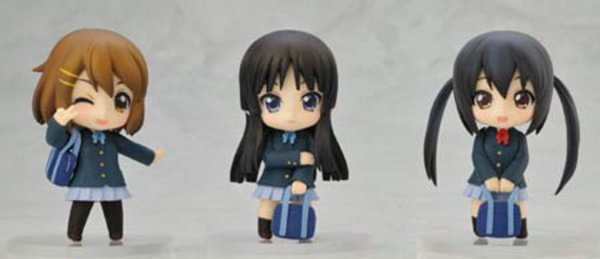 K-ON! - Nakano Azusa - Akiyama Mio - Hirasawa Yui - Nendoroid Petit K-ON! Set TBSishop & Lawson Exclusive Ver.