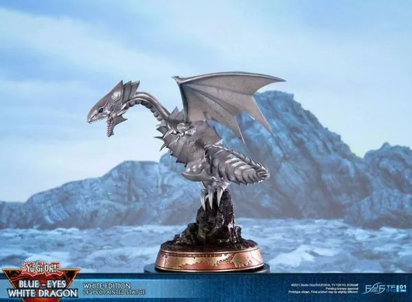 Blauäugiger Weißer Drache - Weiße Edition - First 4 Figures Yu-Gi-Oh! PVC Figur