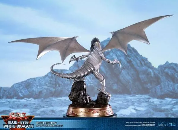 Blauäugiger Weißer Drache - Weiße Edition - First 4 Figures Yu-Gi-Oh! PVC Figur