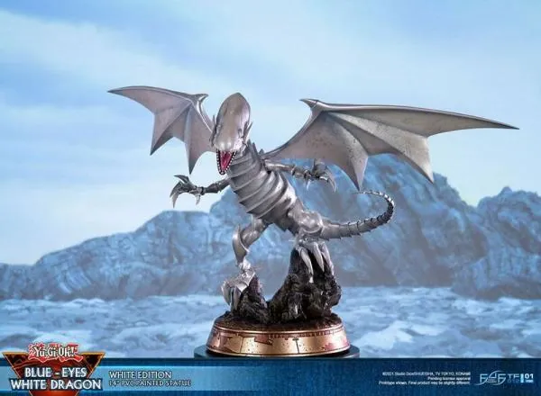 Blauäugiger Weißer Drache - Weiße Edition - First 4 Figures Yu-Gi-Oh! PVC Figur