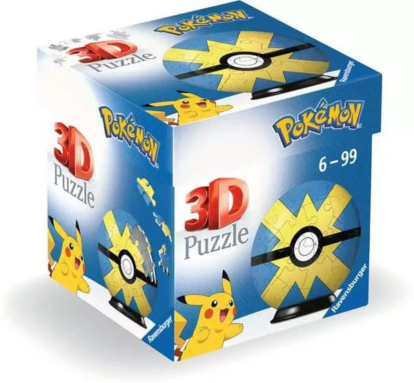 Pokémon - 3D Puzzle - Pokéballs: Flottball (55 Teile) - Ravensburger
