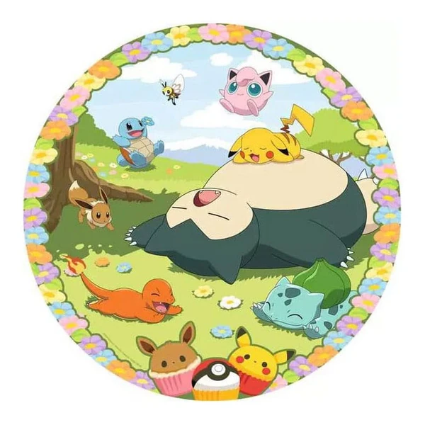 Pokémon - Rund-Puzzle Blumige Pokémon (500 Teile) - Ravensburger