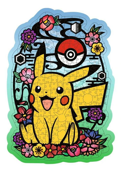 Pikachu - Pokémon - WOODEN Holz-Puzzle (300 Teile) - Ravensburger