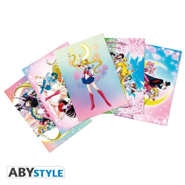 Sailor Moon - 5 Postkarten (14,8 x 10,5 cm) - AbyStyle