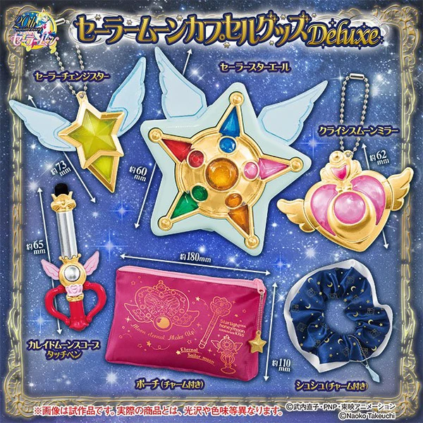 Sailor Moon Haarband mit Mond und Broschen - Anhänger
