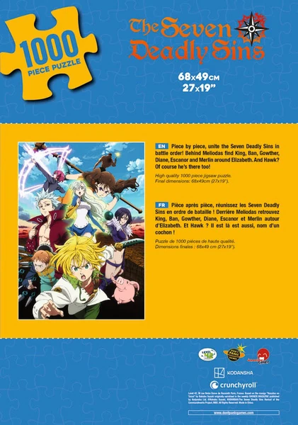 Seven Deadly Sins - Puzzle Characters (1000 Teile) - Level 42