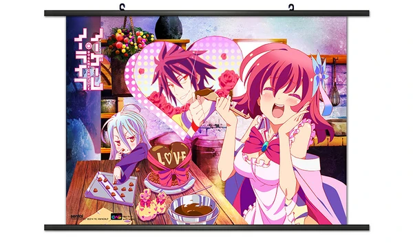 Shiro, Sora & Stephanie - Wallscroll - No Game No Life - 20312