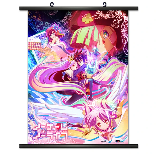 Sora, Shiro, Jibril, Stephanie & Teto - Wallscroll - No Game No Life - 21463