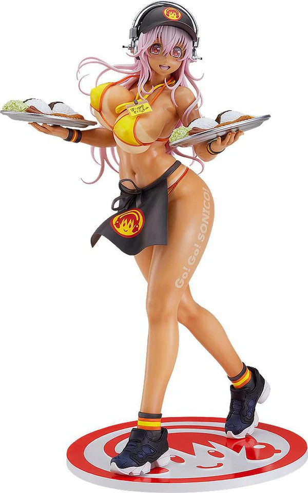 Super Sonico - Good Smile Racing - Statue 1/6 - Bikini Waitress Ver. - Max Factory